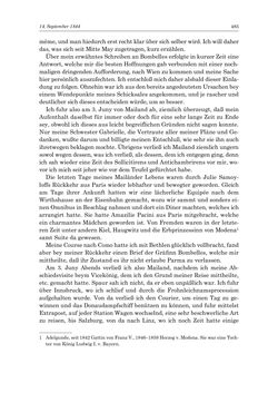 Image of the Page - 485 - in „Österreich wird meine Stimme erkennen lernen wie die Stimme Gottes in der Wüste“ - Tagebücher 1839–1858, Volume I