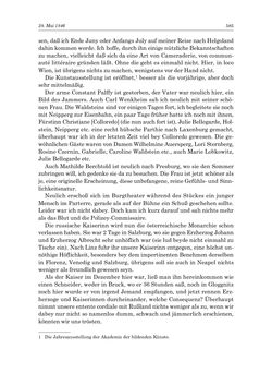 Bild der Seite - 585 - in „Österreich wird meine Stimme erkennen lernen wie die Stimme Gottes in der Wüste“ - Tagebücher 1839–1858, Band I