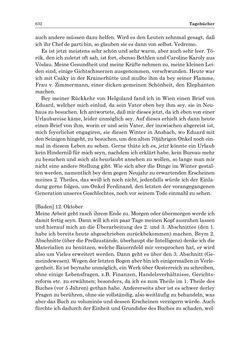 Image of the Page - 632 - in „Österreich wird meine Stimme erkennen lernen wie die Stimme Gottes in der Wüste“ - Tagebücher 1839–1858, Volume I