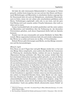 Bild der Seite - 674 - in „Österreich wird meine Stimme erkennen lernen wie die Stimme Gottes in der Wüste“ - Tagebücher 1839–1858, Band I
