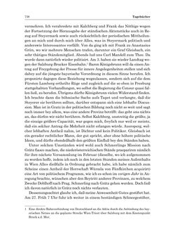 Bild der Seite - 738 - in „Österreich wird meine Stimme erkennen lernen wie die Stimme Gottes in der Wüste“ - Tagebücher 1839–1858, Band I