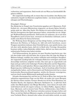 Bild der Seite - 23 - in „Österreich wird meine Stimme erkennen lernen wie die Stimme Gottes in der Wüste“ - Tagebücher 1839–1858, Band II
