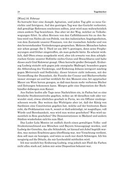 Bild der Seite - 28 - in „Österreich wird meine Stimme erkennen lernen wie die Stimme Gottes in der Wüste“ - Tagebücher 1839–1858, Band II