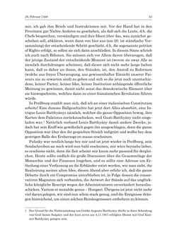 Image of the Page - 33 - in „Österreich wird meine Stimme erkennen lernen wie die Stimme Gottes in der Wüste“ - Tagebücher 1839–1858, Volume II