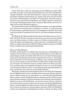Bild der Seite - 47 - in „Österreich wird meine Stimme erkennen lernen wie die Stimme Gottes in der Wüste“ - Tagebücher 1839–1858, Band II