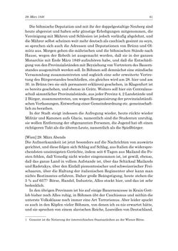 Bild der Seite - 61 - in „Österreich wird meine Stimme erkennen lernen wie die Stimme Gottes in der Wüste“ - Tagebücher 1839–1858, Band II