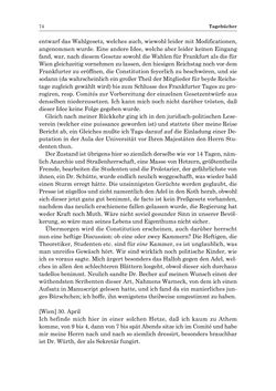 Image of the Page - 74 - in „Österreich wird meine Stimme erkennen lernen wie die Stimme Gottes in der Wüste“ - Tagebücher 1839–1858, Volume II