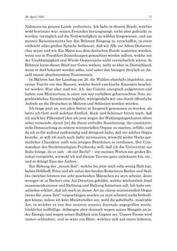 Image of the Page - 77 - in „Österreich wird meine Stimme erkennen lernen wie die Stimme Gottes in der Wüste“ - Tagebücher 1839–1858, Volume II