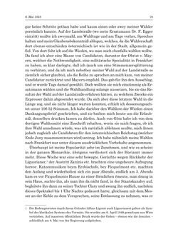 Bild der Seite - 79 - in „Österreich wird meine Stimme erkennen lernen wie die Stimme Gottes in der Wüste“ - Tagebücher 1839–1858, Band II