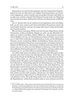 Image of the Page - 87 - in „Österreich wird meine Stimme erkennen lernen wie die Stimme Gottes in der Wüste“ - Tagebücher 1839–1858, Volume II