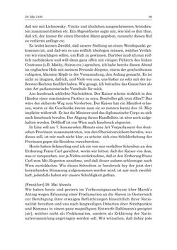 Image of the Page - 99 - in „Österreich wird meine Stimme erkennen lernen wie die Stimme Gottes in der Wüste“ - Tagebücher 1839–1858, Volume II