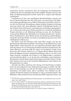 Bild der Seite - 147 - in „Österreich wird meine Stimme erkennen lernen wie die Stimme Gottes in der Wüste“ - Tagebücher 1839–1858, Band II