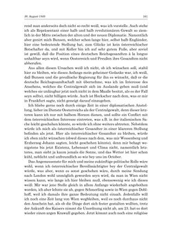 Image of the Page - 161 - in „Österreich wird meine Stimme erkennen lernen wie die Stimme Gottes in der Wüste“ - Tagebücher 1839–1858, Volume II