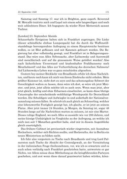 Bild der Seite - 171 - in „Österreich wird meine Stimme erkennen lernen wie die Stimme Gottes in der Wüste“ - Tagebücher 1839–1858, Band II