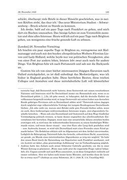 Bild der Seite - 185 - in „Österreich wird meine Stimme erkennen lernen wie die Stimme Gottes in der Wüste“ - Tagebücher 1839–1858, Band II