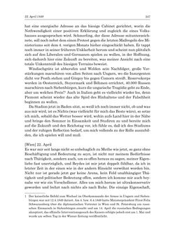 Image of the Page - 247 - in „Österreich wird meine Stimme erkennen lernen wie die Stimme Gottes in der Wüste“ - Tagebücher 1839–1858, Volume II