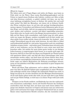 Image of the Page - 287 - in „Österreich wird meine Stimme erkennen lernen wie die Stimme Gottes in der Wüste“ - Tagebücher 1839–1858, Volume II