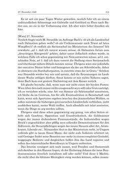 Image of the Page - 315 - in „Österreich wird meine Stimme erkennen lernen wie die Stimme Gottes in der Wüste“ - Tagebücher 1839–1858, Volume II