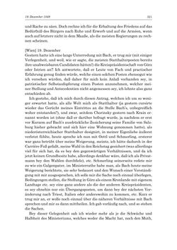 Image of the Page - 321 - in „Österreich wird meine Stimme erkennen lernen wie die Stimme Gottes in der Wüste“ - Tagebücher 1839–1858, Volume II