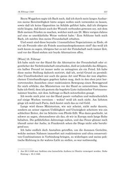 Bild der Seite - 337 - in „Österreich wird meine Stimme erkennen lernen wie die Stimme Gottes in der Wüste“ - Tagebücher 1839–1858, Band II