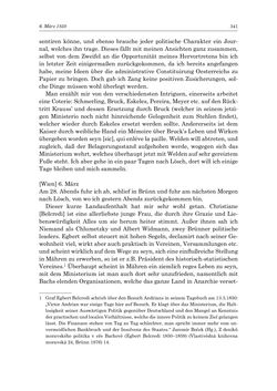 Bild der Seite - 341 - in „Österreich wird meine Stimme erkennen lernen wie die Stimme Gottes in der Wüste“ - Tagebücher 1839–1858, Band II
