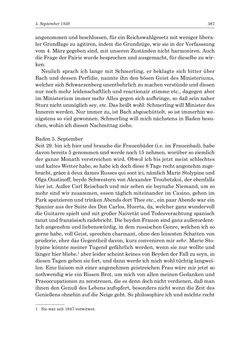 Image of the Page - 387 - in „Österreich wird meine Stimme erkennen lernen wie die Stimme Gottes in der Wüste“ - Tagebücher 1839–1858, Volume II