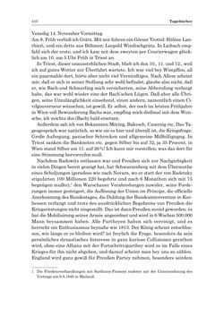 Image of the Page - 410 - in „Österreich wird meine Stimme erkennen lernen wie die Stimme Gottes in der Wüste“ - Tagebücher 1839–1858, Volume II