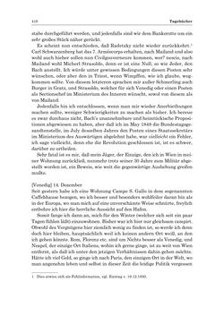 Image of the Page - 418 - in „Österreich wird meine Stimme erkennen lernen wie die Stimme Gottes in der Wüste“ - Tagebücher 1839–1858, Volume II