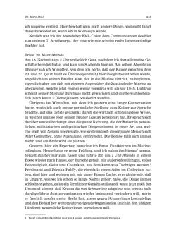 Image of the Page - 445 - in „Österreich wird meine Stimme erkennen lernen wie die Stimme Gottes in der Wüste“ - Tagebücher 1839–1858, Volume II