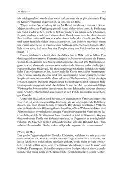 Image of the Page - 463 - in „Österreich wird meine Stimme erkennen lernen wie die Stimme Gottes in der Wüste“ - Tagebücher 1839–1858, Volume II