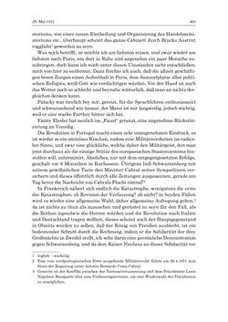 Image of the Page - 465 - in „Österreich wird meine Stimme erkennen lernen wie die Stimme Gottes in der Wüste“ - Tagebücher 1839–1858, Volume II