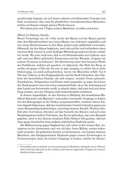 Bild der Seite - 621 - in „Österreich wird meine Stimme erkennen lernen wie die Stimme Gottes in der Wüste“ - Tagebücher 1839–1858, Band II