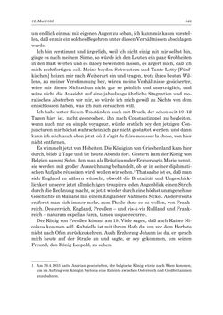 Bild der Seite - 649 - in „Österreich wird meine Stimme erkennen lernen wie die Stimme Gottes in der Wüste“ - Tagebücher 1839–1858, Band II