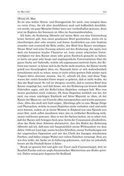 Image of the Page - 653 - in „Österreich wird meine Stimme erkennen lernen wie die Stimme Gottes in der Wüste“ - Tagebücher 1839–1858, Volume II
