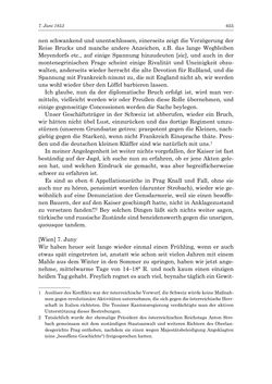 Image of the Page - 655 - in „Österreich wird meine Stimme erkennen lernen wie die Stimme Gottes in der Wüste“ - Tagebücher 1839–1858, Volume II