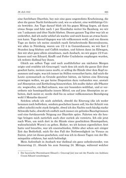 Image of the Page - 665 - in „Österreich wird meine Stimme erkennen lernen wie die Stimme Gottes in der Wüste“ - Tagebücher 1839–1858, Volume II