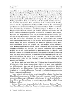 Image of the Page - 81 - in „Österreich wird meine Stimme erkennen lernen wie die Stimme Gottes in der Wüste“ - Tagebücher 1839–1858, Volume III