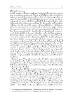 Image of the Page - 147 - in „Österreich wird meine Stimme erkennen lernen wie die Stimme Gottes in der Wüste“ - Tagebücher 1839–1858, Volume III