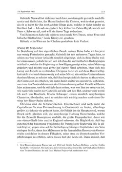 Bild der Seite - 213 - in „Österreich wird meine Stimme erkennen lernen wie die Stimme Gottes in der Wüste“ - Tagebücher 1839–1858, Band III