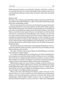 Bild der Seite - 265 - in „Österreich wird meine Stimme erkennen lernen wie die Stimme Gottes in der Wüste“ - Tagebücher 1839–1858, Band III