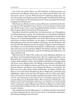 Bild der Seite - 319 - in „Österreich wird meine Stimme erkennen lernen wie die Stimme Gottes in der Wüste“ - Tagebücher 1839–1858, Band III