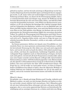 Bild der Seite - 345 - in „Österreich wird meine Stimme erkennen lernen wie die Stimme Gottes in der Wüste“ - Tagebücher 1839–1858, Band III