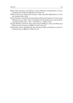 Bild der Seite - 371 - in „Österreich wird meine Stimme erkennen lernen wie die Stimme Gottes in der Wüste“ - Tagebücher 1839–1858, Band III