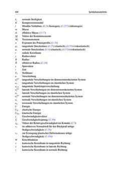 Image of the Page - XIV - in Stoßprobleme in Physik, Technik und Medizin - Grundlagen und Anwendungen