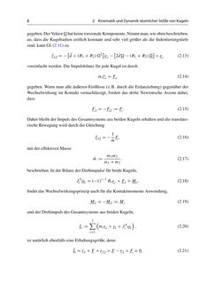 Image of the Page - 8 - in Stoßprobleme in Physik, Technik und Medizin - Grundlagen und Anwendungen