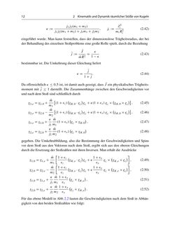 Image of the Page - 12 - in Stoßprobleme in Physik, Technik und Medizin - Grundlagen und Anwendungen