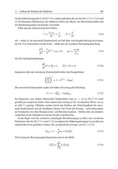 Image of the Page - 185 - in Stoßprobleme in Physik, Technik und Medizin - Grundlagen und Anwendungen