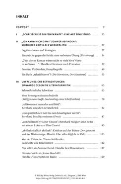 Image of the Page - 5 - in Strategen im Literaturkampf - Thomas Bernhard, Peter Handke und die Kritik