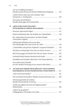 Image of the Page - 6 - in Strategen im Literaturkampf - Thomas Bernhard, Peter Handke und die Kritik