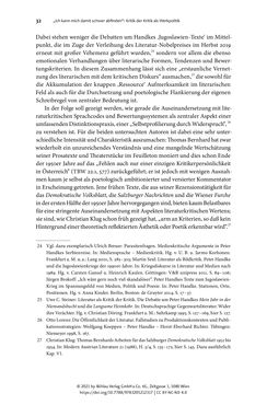 Image of the Page - 32 - in Strategen im Literaturkampf - Thomas Bernhard, Peter Handke und die Kritik